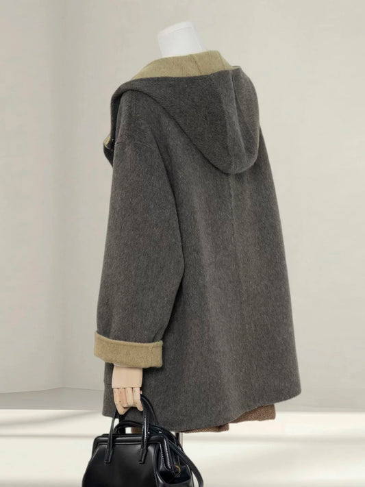 H1444 Casual Wool Coat