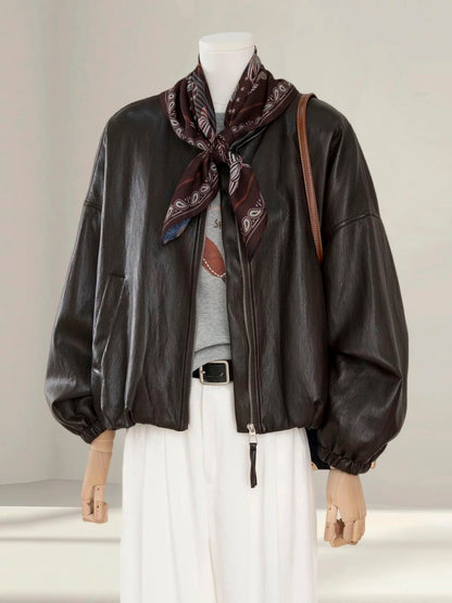 H1492 Women's Leather Jacket