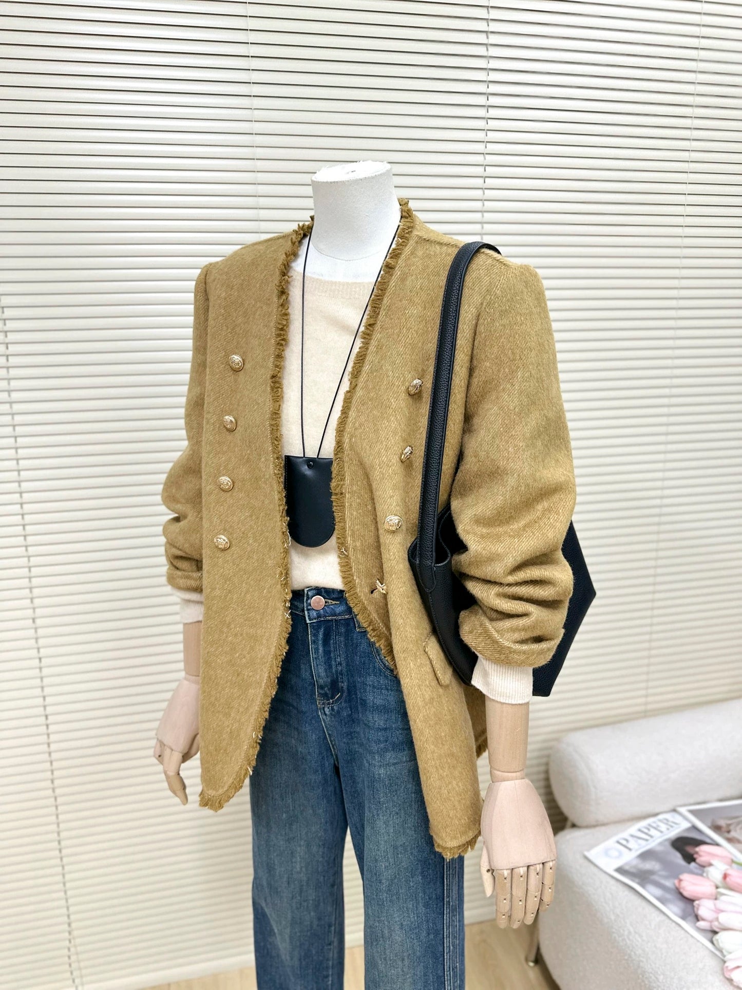 H1564 Wool Coat