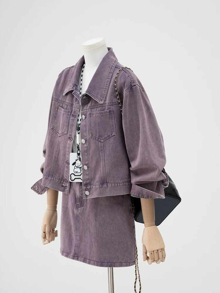 H1590 Denim Suit