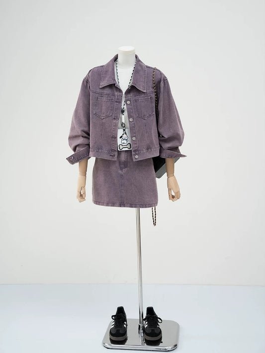 H1590 Denim Suit