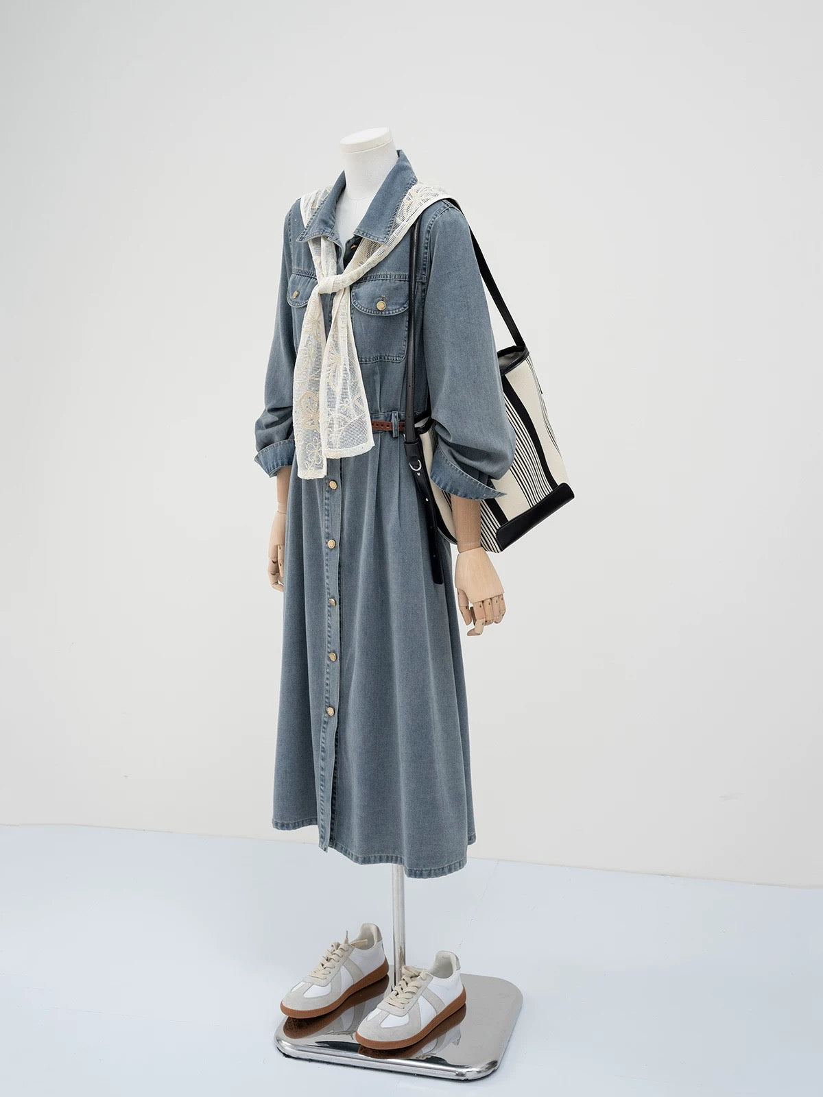 H1593 Denim Suit
