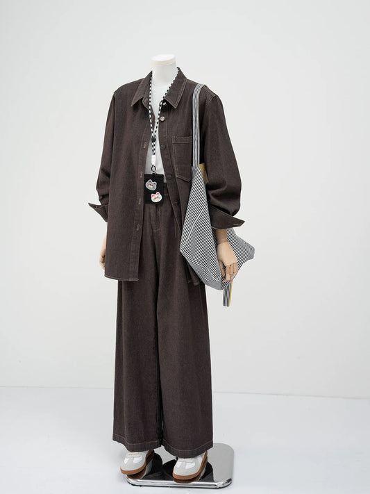 H1615 Denim Suit