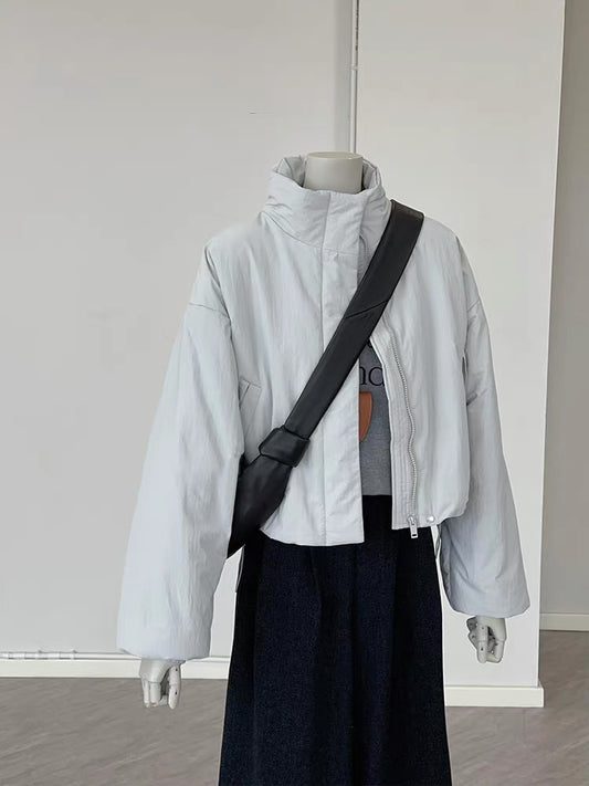 H1637 Short cotton coat