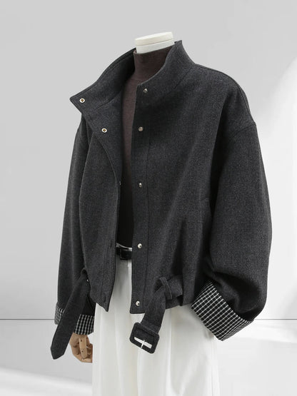 H1666 Wool Short Jacket