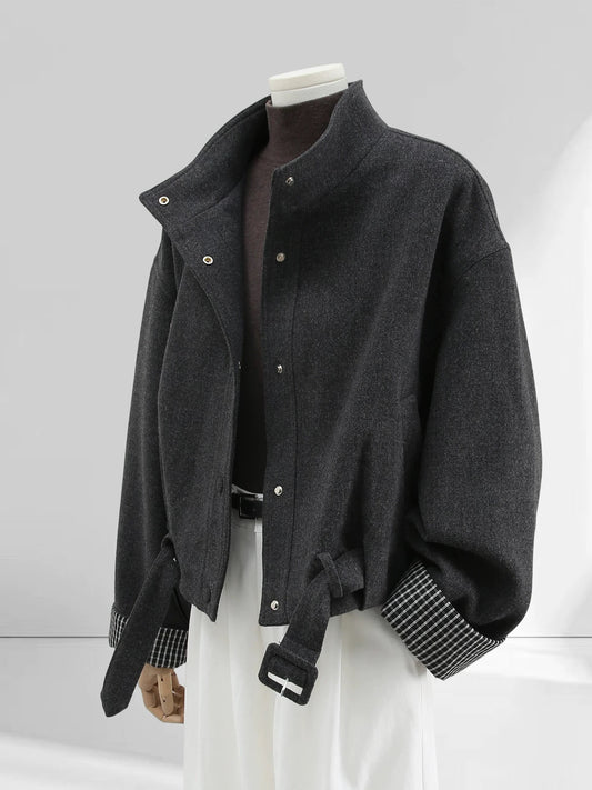 H1666 Wool Short Jacket