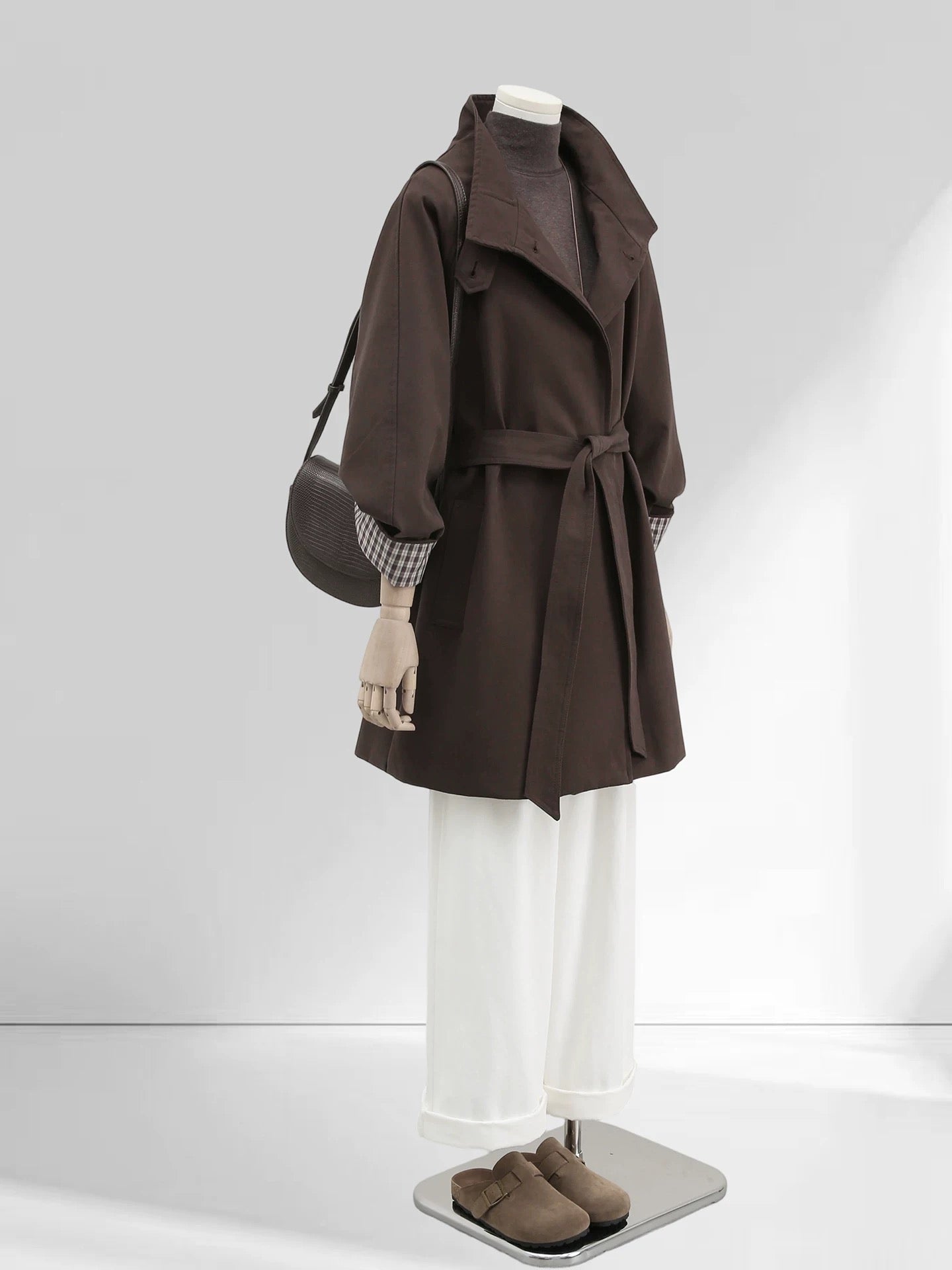 H1667 Mid-length coat