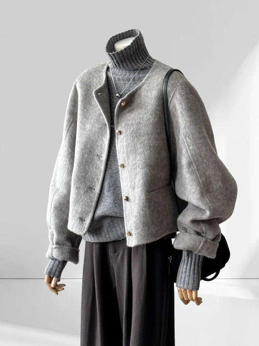 H1683 Wool Short Jacket