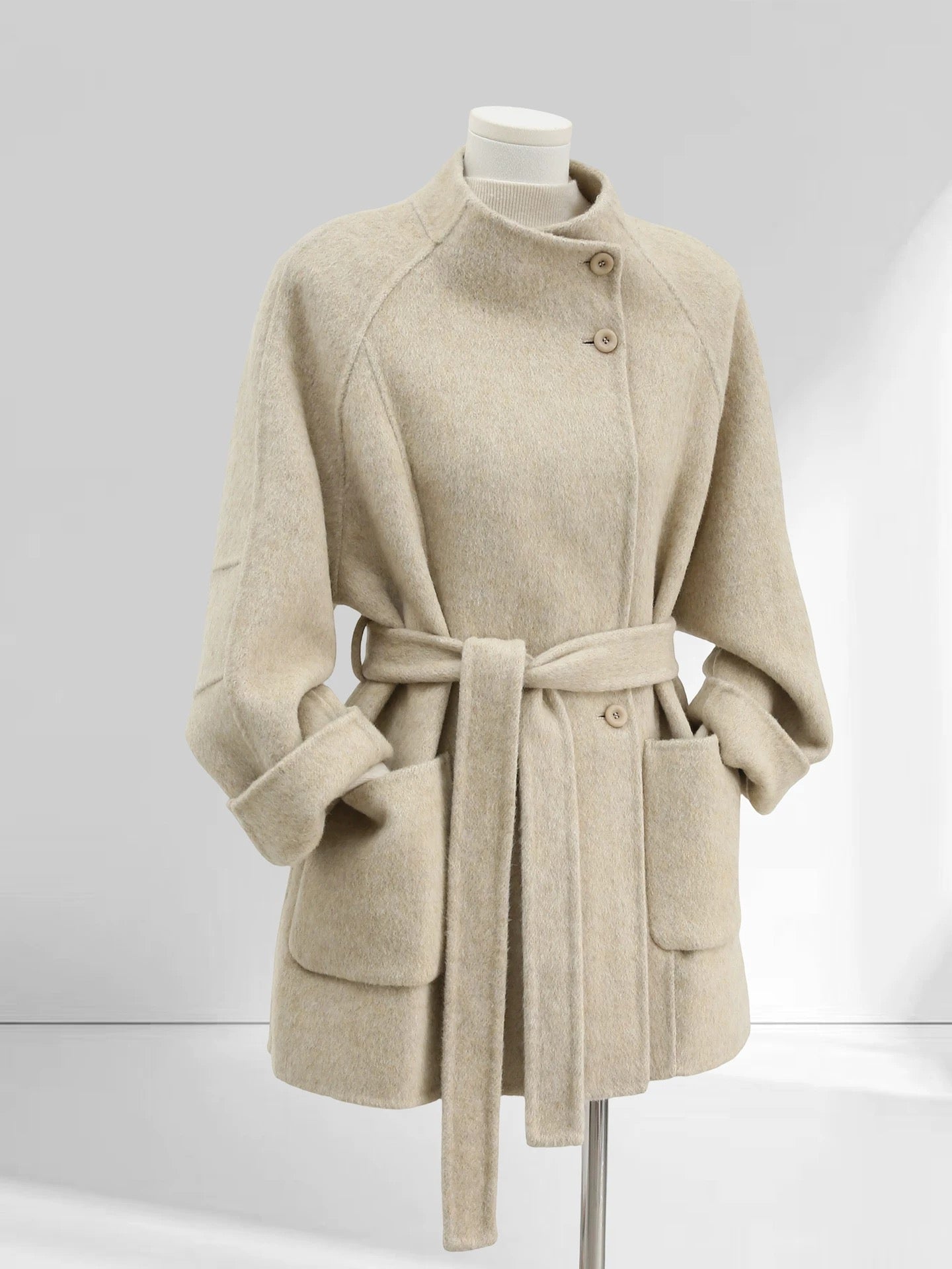 H1692 Short Wool Coat