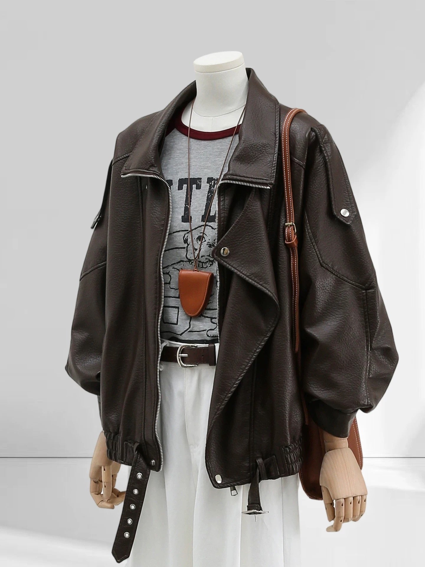 H1721 Women's Leather Jacket