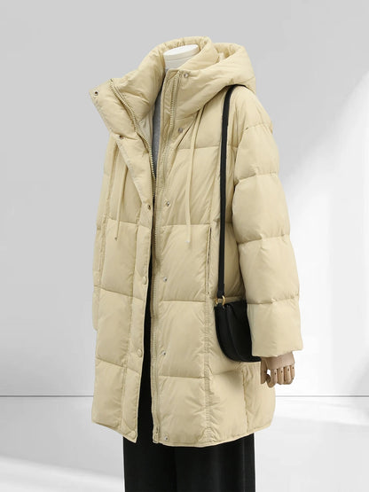 H1728 Long Cotton Coat