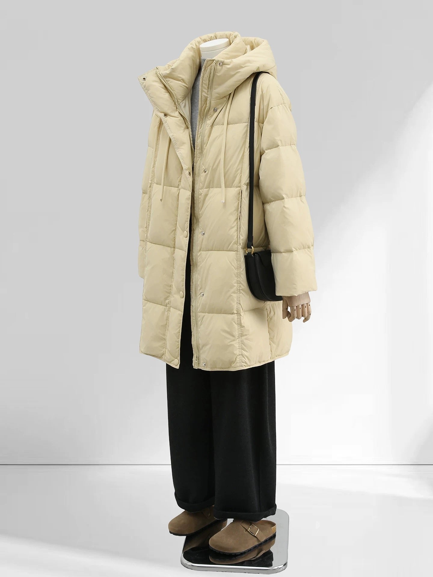 H1728 Long Cotton Coat