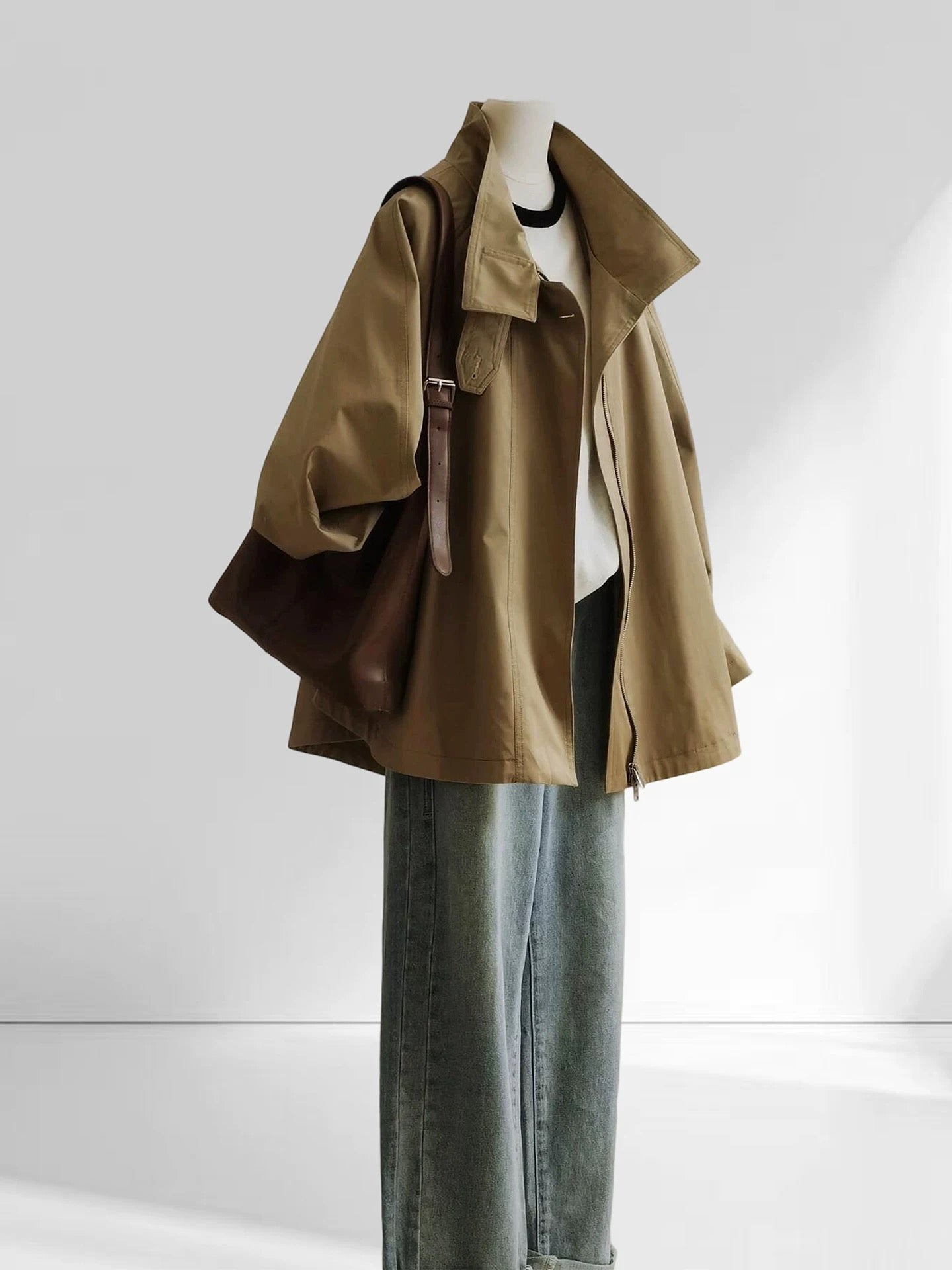 H1753 Short Trench Coat