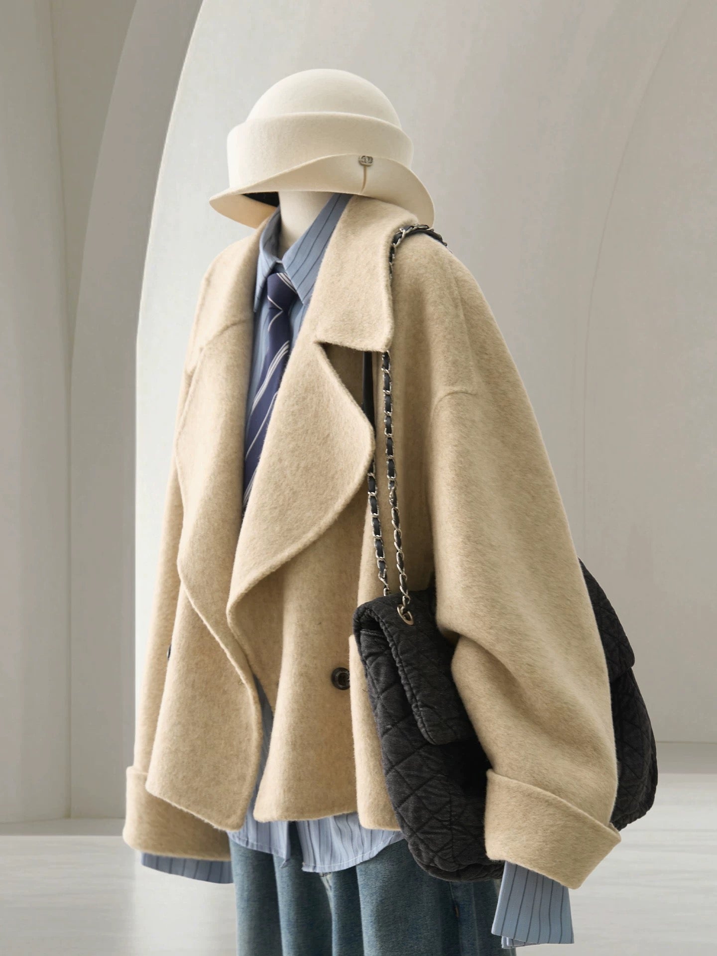 H1935 Wool Coat