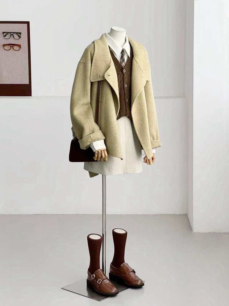 H1939 Women's Wool Coat