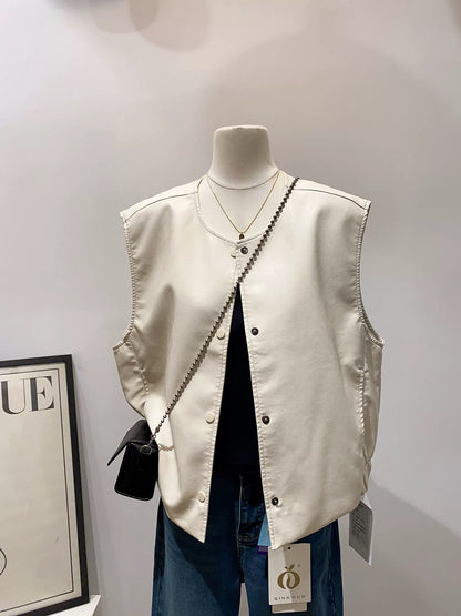 H2087 Leather Vest