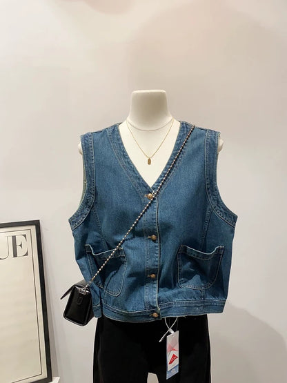 H2524 Denim Vest