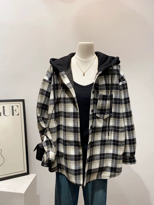 H2150 plaid coat