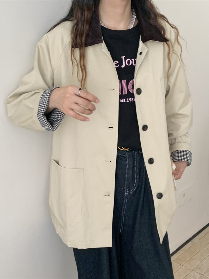 H2933 Stylish trench coat
