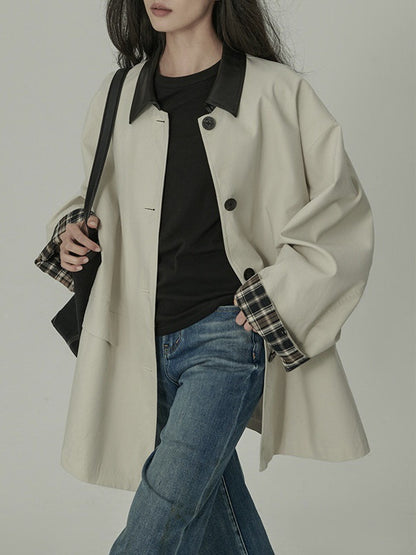 H2969 stylish trench coat