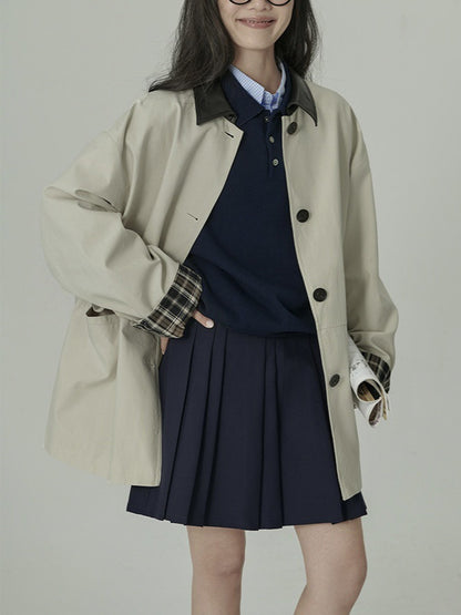 H2952 stylish trench coat