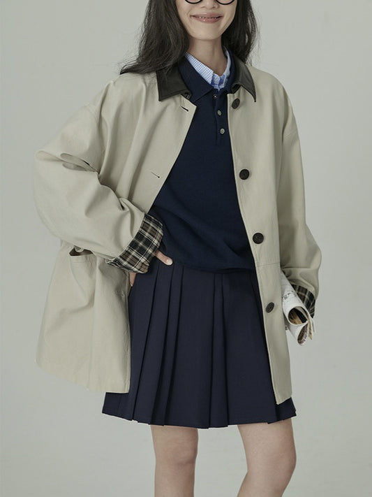 H2971 stylish trench coat
