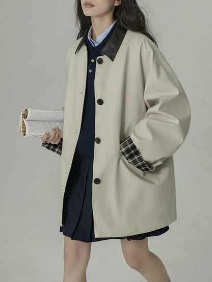 H2954 stylish trench coat
