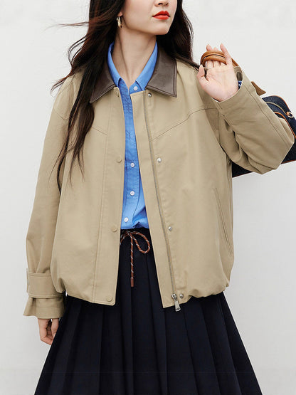 H2957 stylish trench coat
