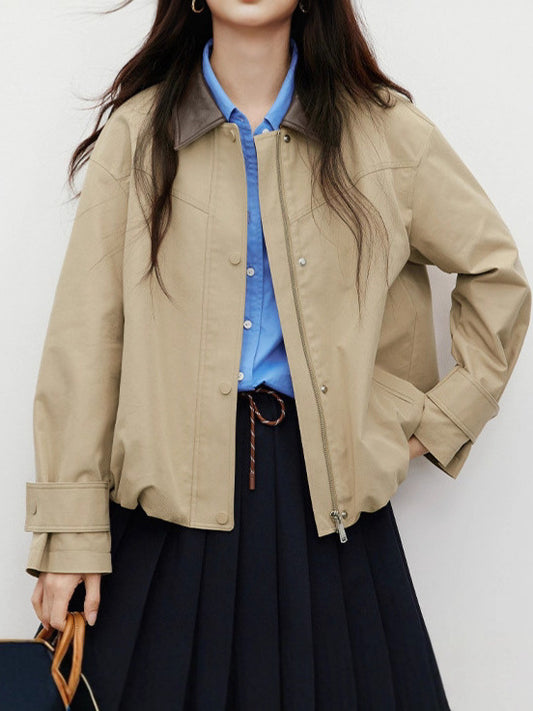 H2974 stylish trench coat