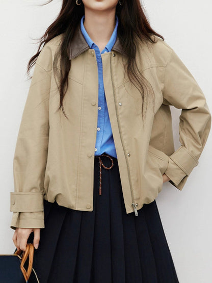 H2958 stylish trench coat