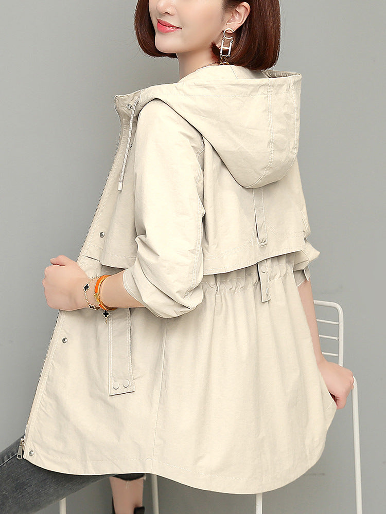 H2976 stylish trench coat