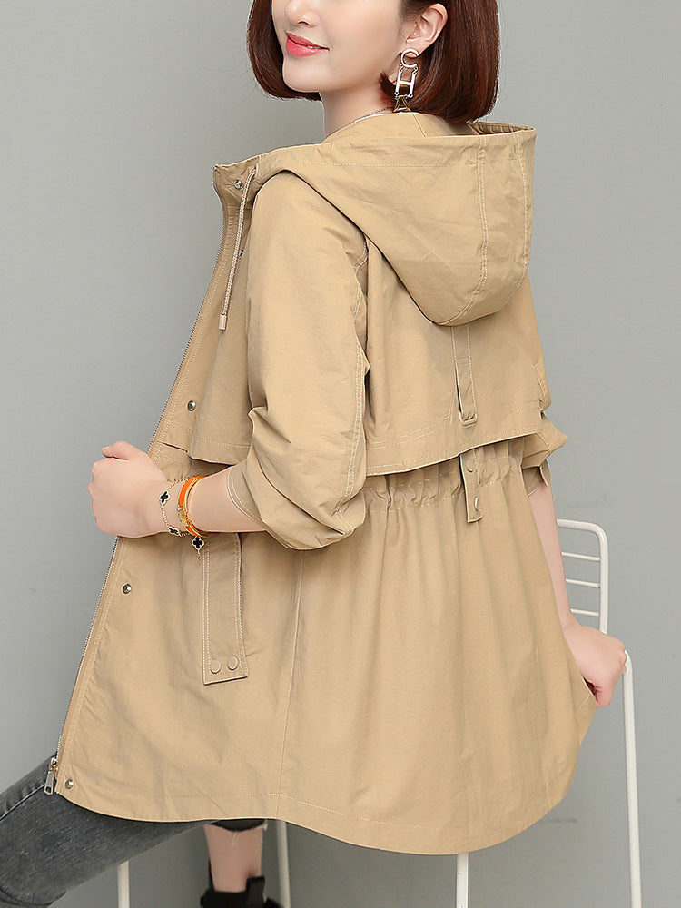 H2962 stylish trench coat