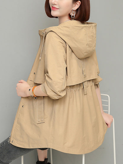 H2976 stylish trench coat