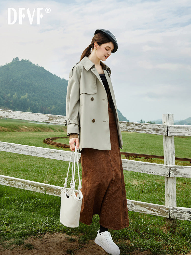 H2986 Women's trench coat
