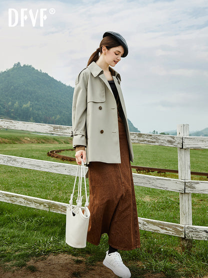 H2985 Women's trench coat