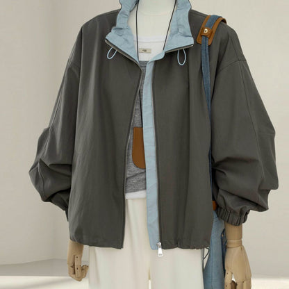 H3003 stylish trench coat