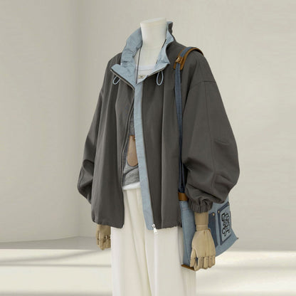 H3006 stylish trench coat
