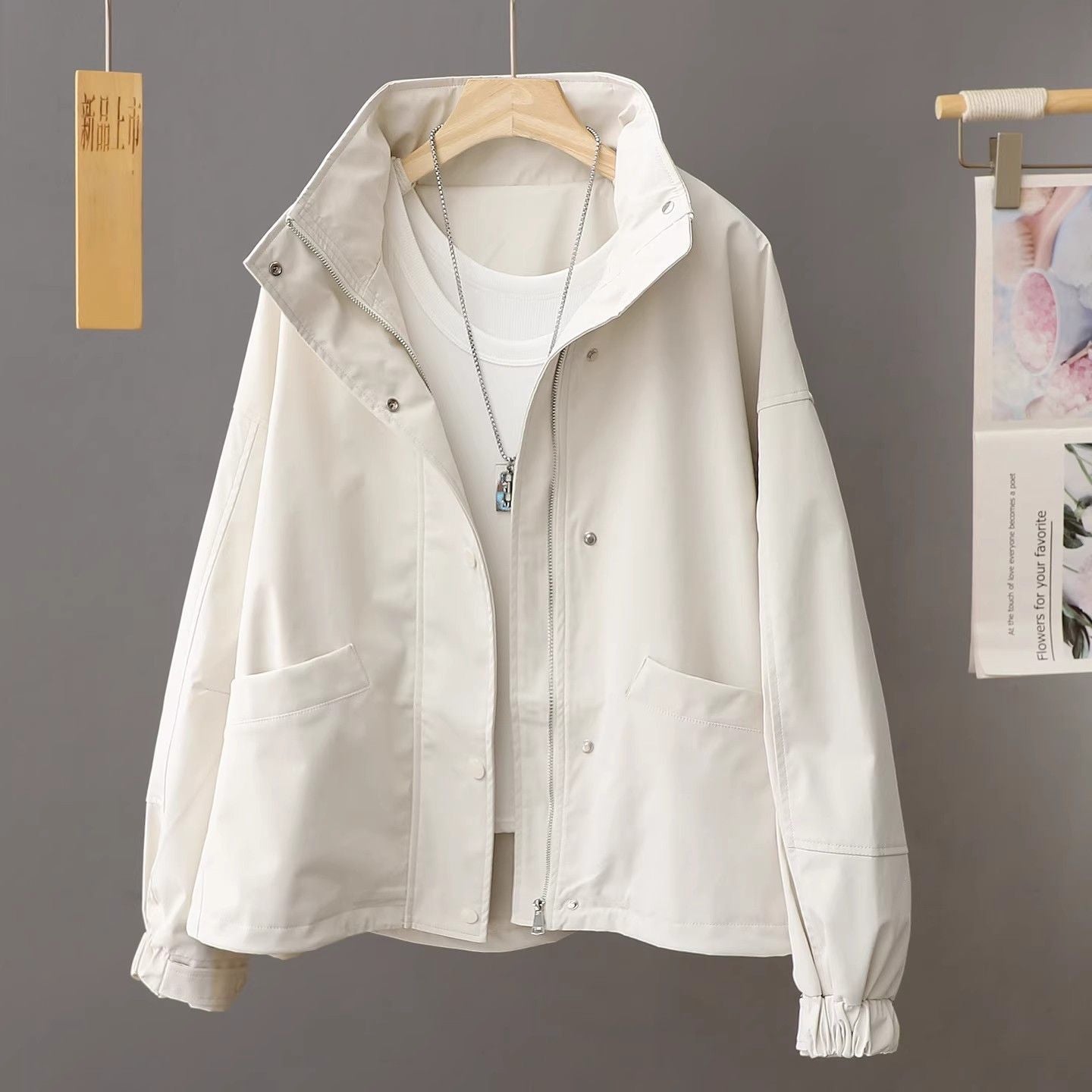 H3015 stylish trench coat
