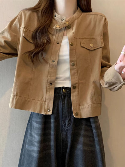 H3016 stylish trench coat