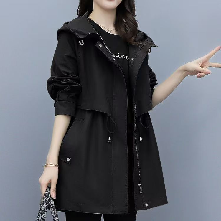 H3034 Korean style trench coat
