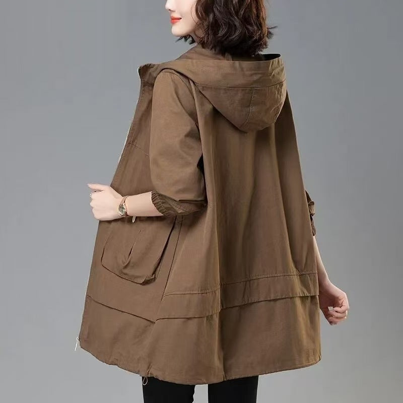 H3044 Korean style trench coat