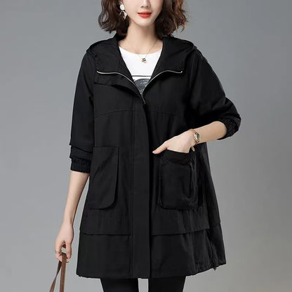 H3045 Korean style trench coat