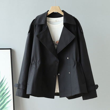 H3047 Casual trench coat