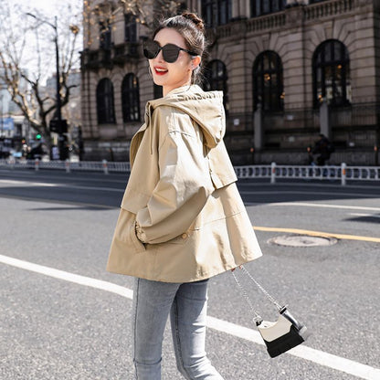 H3056 Casual trench coat