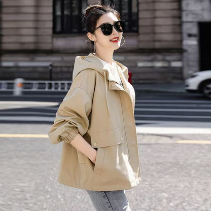 H3055 Casual trench coat