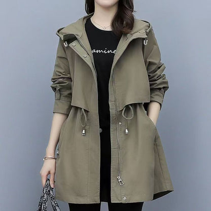 H3056 Casual trench coat