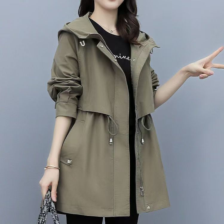 H3058 Casual trench coat