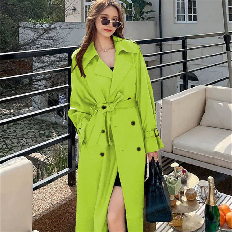 H3074 Casual trench coat