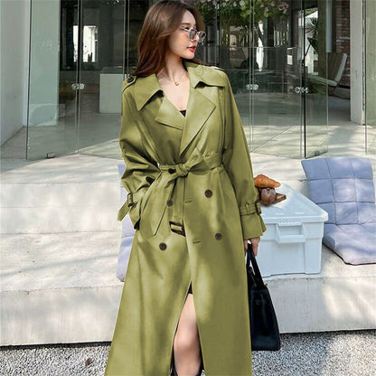 H3074 Casual trench coat