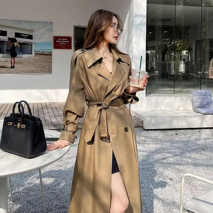 H3083 Casual trench coat